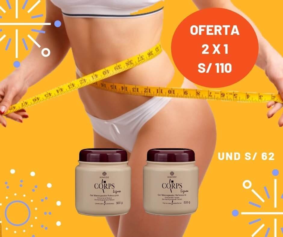 Gel Reductor CORPS HND 2 hnd peru pack gel corps