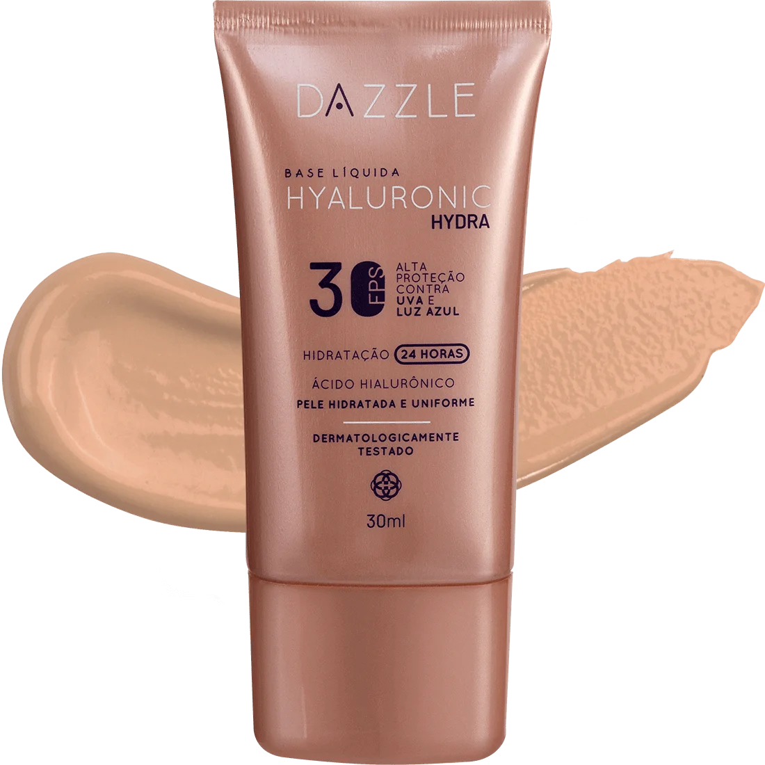 Base Líquida Hyaluronic Hydra Dazzle 30ml - Medio 1 1 Base Líquida Hyaluronic Hydra Dazzle 30ml - Medio 1